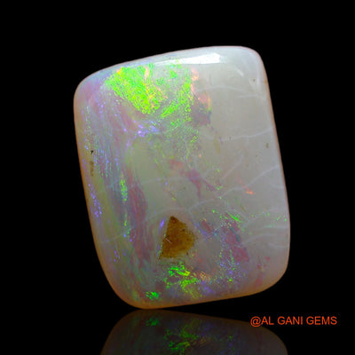 Natural Untreated Fire Opal Loose Gemstone Square Cabochon From Australia 3.95 Cts 13x10x4 mm AB-755