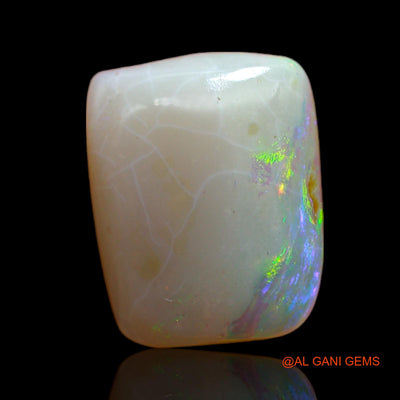 Natural Untreated Fire Opal Loose Gemstone Square Cabochon From Australia 3.95 Cts 13x10x4 mm AB-755