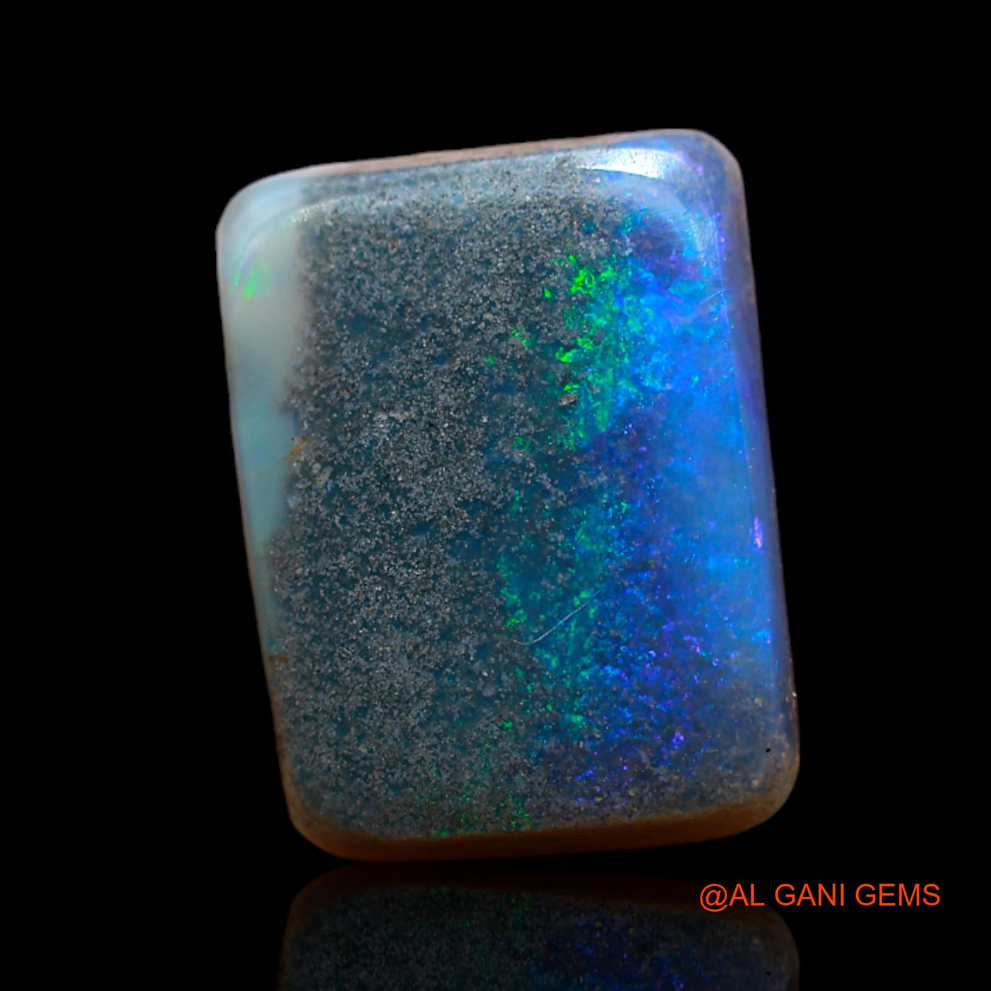 5.15 Cts Natural Australian Fire Opal Square Cabochon Loose Gemstone For Jewelry 13x10x4 mm AB-756