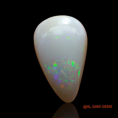 4.70 Cts Natural Australian Fire Opal Loose Gemstone Pear Cabochon 16x9x4 mm AB-757