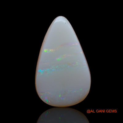 4.70 Cts Natural Australian Fire Opal Loose Gemstone Pear Cabochon 16x9x4 mm AB-757