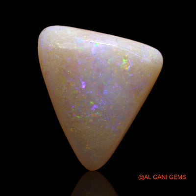 3.45 Cts Natural Australian Fire Opal Loose Gemstone Trillion Cabochon 14x11x4 mm AB-759