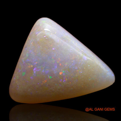 3.45 Cts Natural Australian Fire Opal Loose Gemstone Trillion Cabochon 14x11x4 mm AB-759