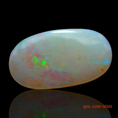 Natural Untreated Fire Opal Loose Gemstone Oval Cabochon From Australia 2.65 Cts 16x9x2 mm AB-760