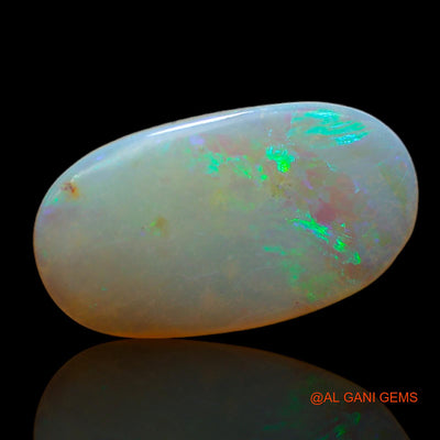 Natural Untreated Fire Opal Loose Gemstone Oval Cabochon From Australia 2.65 Cts 16x9x2 mm AB-760