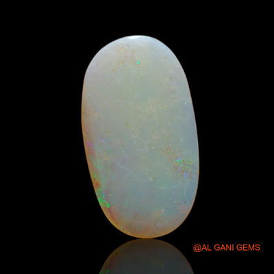 Natural Untreated Fire Opal Loose Gemstone Oval Cabochon From Australia 2.65 Cts 16x9x2 mm AB-760