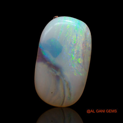 3.10 Cts Unheated Australian Fire Opal Loose Gemstone Oval Cabochon Natural 15x9x3 mm AB-762