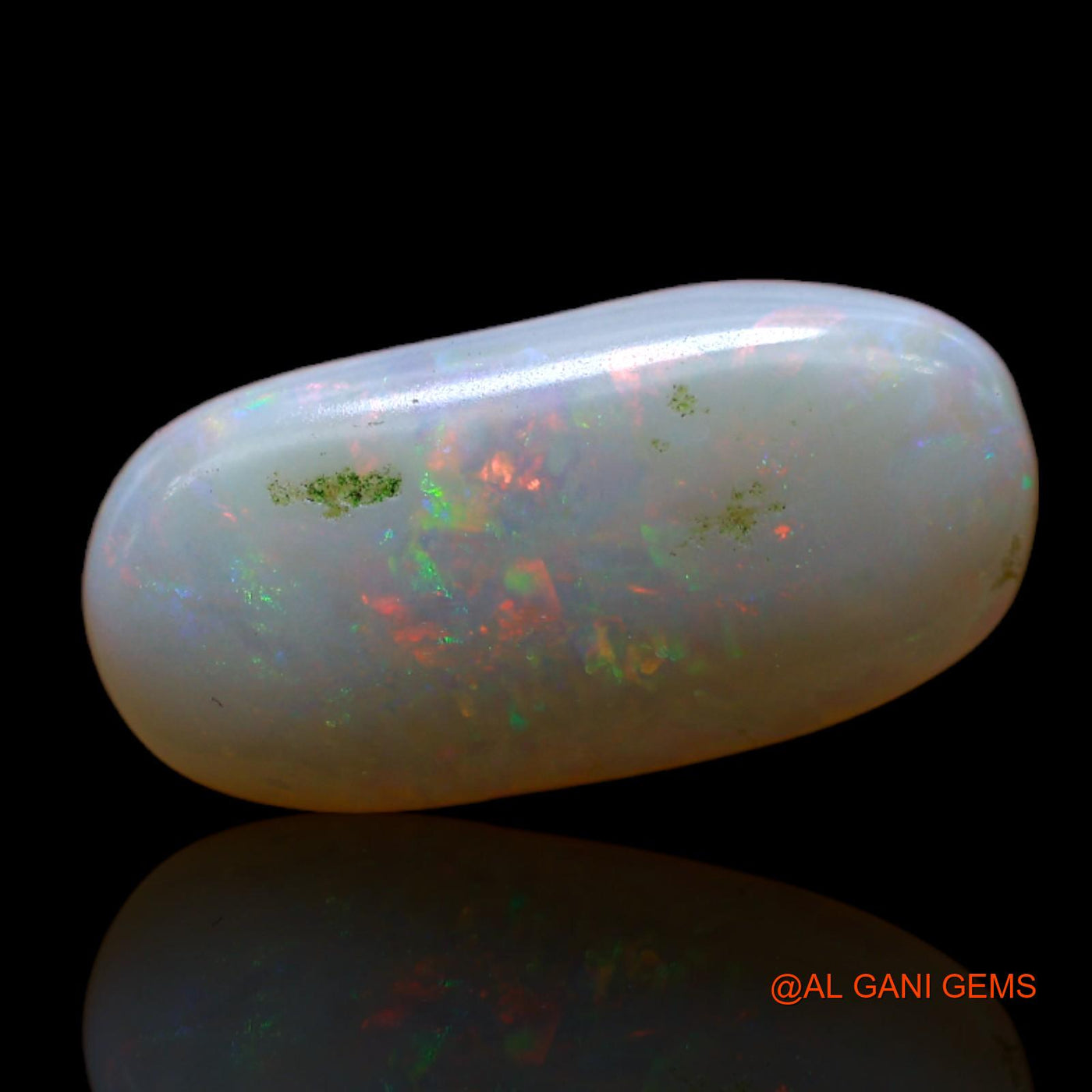 2.85 Cts Natural Australian Fire Opal Oval Cabochon Loose Gemstone For Jewelry 16x8x2 mm AB-764
