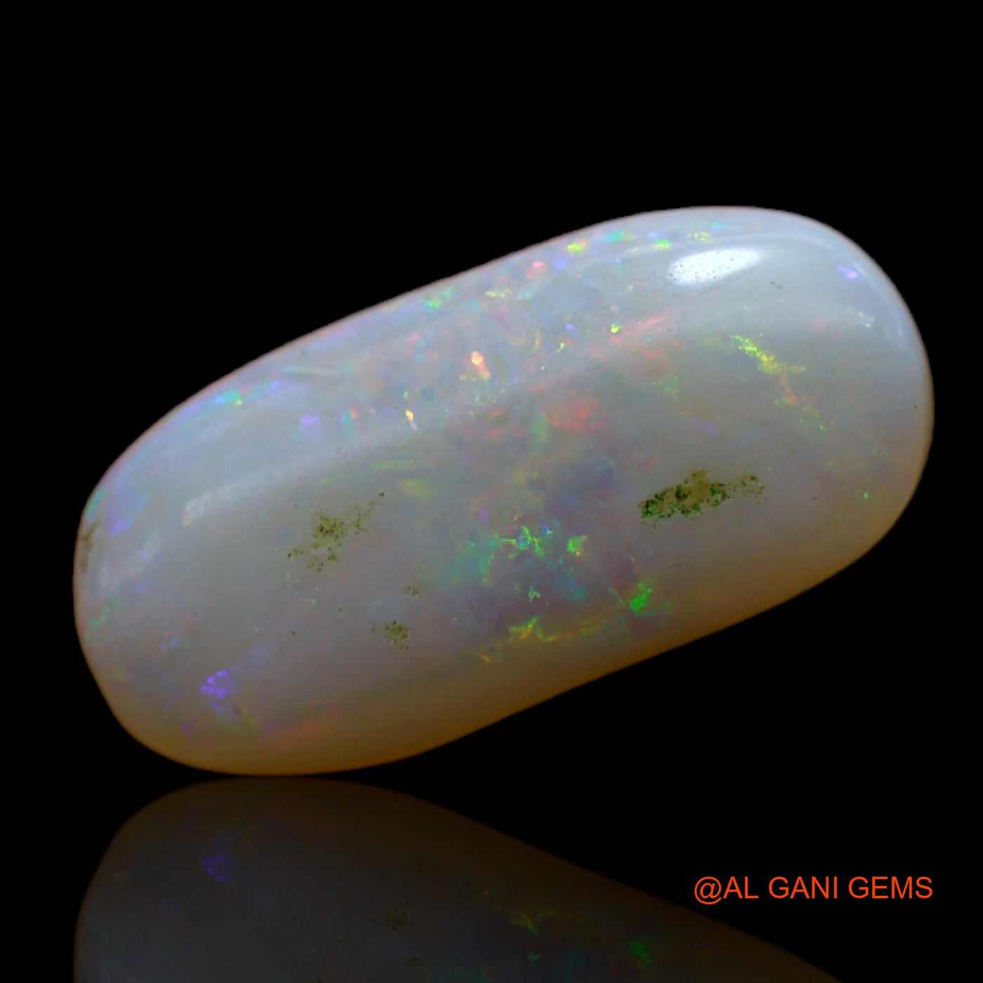 2.85 Cts Natural Australian Fire Opal Oval Cabochon Loose Gemstone For Jewelry 16x8x2 mm AB-764