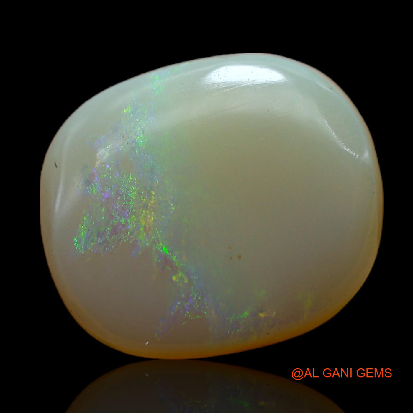 Natural Untreated Fire Opal Loose Gemstone Oval Cabochon From Australia 4.20 Cts 13x11x4 mm AB-765