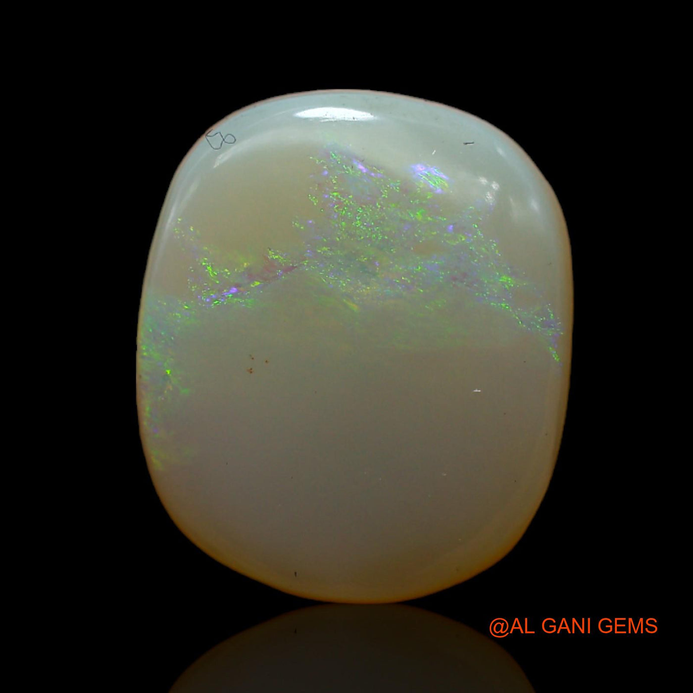 Natural Untreated Fire Opal Loose Gemstone Oval Cabochon From Australia 4.20 Cts 13x11x4 mm AB-765