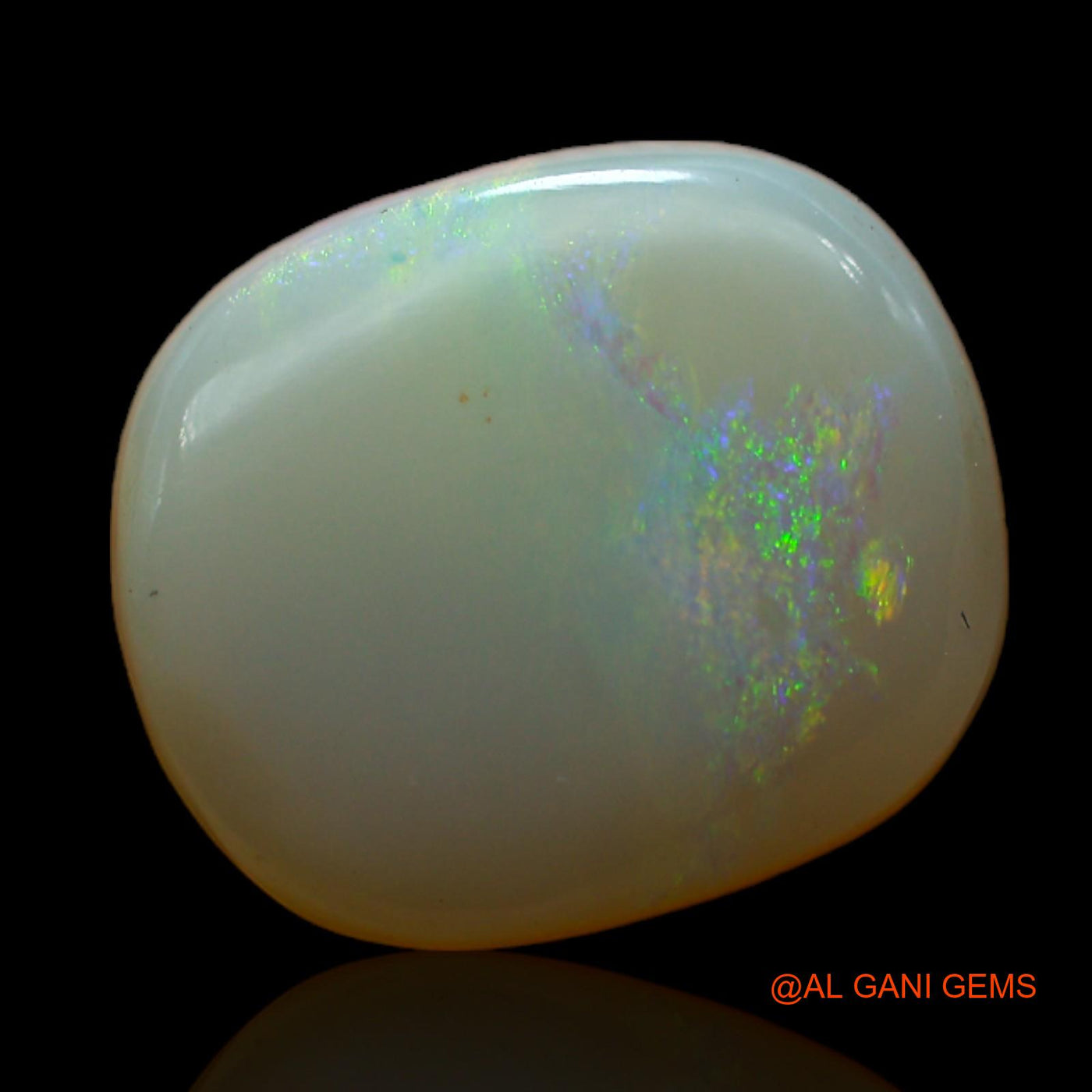 Natural Untreated Fire Opal Loose Gemstone Oval Cabochon From Australia 4.20 Cts 13x11x4 mm AB-765