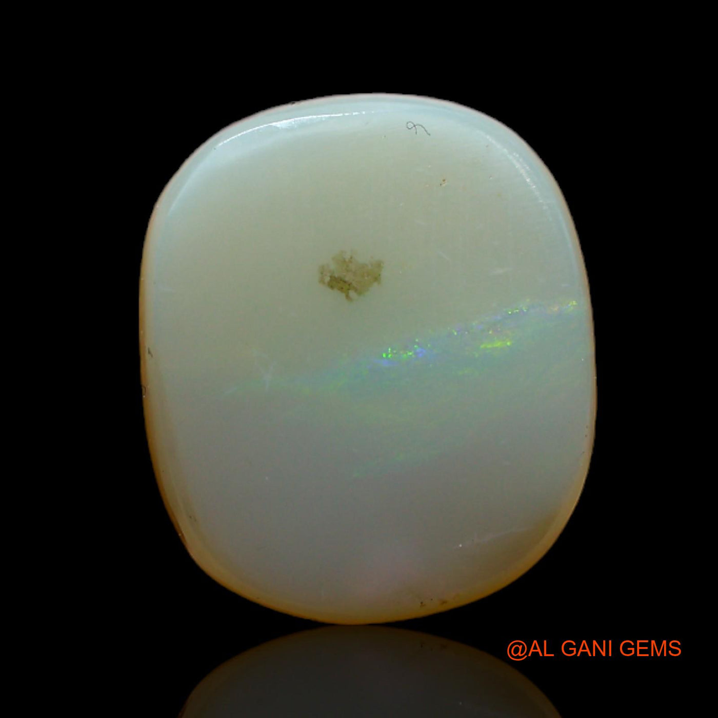 Natural Untreated Fire Opal Loose Gemstone Oval Cabochon From Australia 4.20 Cts 13x11x4 mm AB-765