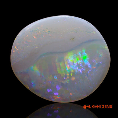 1.80 Cts Unheated Australian Fire Opal Loose Gemstone Fancy Cabochon Natural 14x12x1 mm AB-766