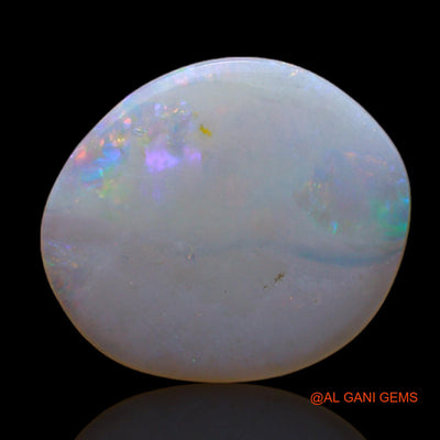 1.80 Cts Unheated Australian Fire Opal Loose Gemstone Fancy Cabochon Natural 14x12x1 mm AB-766