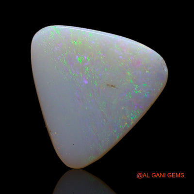 2.50 Cts Unheated Australian Fire Opal Loose Gemstone Trillion Cabochon Natural 13x12x2 mm AB-767