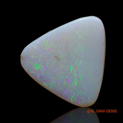 2.50 Cts Unheated Australian Fire Opal Loose Gemstone Trillion Cabochon Natural 13x12x2 mm AB-767
