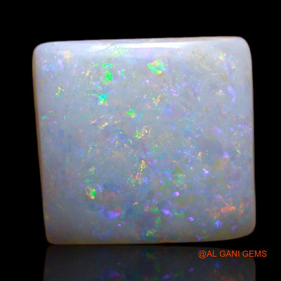 Natural Untreated Fire Opal Loose Gemstone Square Cabochon From Australia 7.30 Cts 14x13x4 mm AB-76