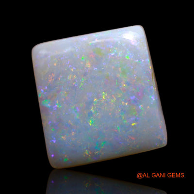 Natural Untreated Fire Opal Loose Gemstone Square Cabochon From Australia 7.30 Cts 14x13x4 mm AB-76