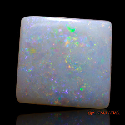 Natural Untreated Fire Opal Loose Gemstone Square Cabochon From Australia 7.30 Cts 14x13x4 mm AB-76