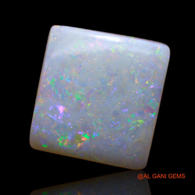 Natural Untreated Fire Opal Loose Gemstone Square Cabochon From Australia 7.30 Cts 14x13x4 mm AB-76