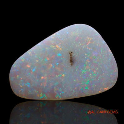 1.85 Cts Natural Australian Fire Opal Fancy Cabochon Loose Gemstone For Jewelry 14x9x1 mm AB-774