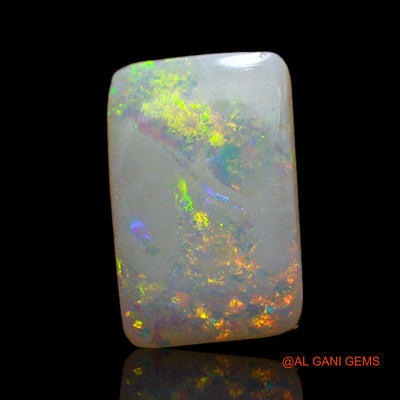 2.40 Cts Unheated Australian Fire Opal Loose Gemstone Square Cabochon Natural 12x8x2 mm AB-775