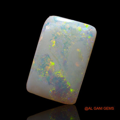 2.40 Cts Unheated Australian Fire Opal Loose Gemstone Square Cabochon Natural 12x8x2 mm AB-775
