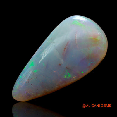 2.80 Cts Unheated Australian Fire Opal Loose Gemstone Fancy Cabochon Natural 15x8x3 mm AB-776