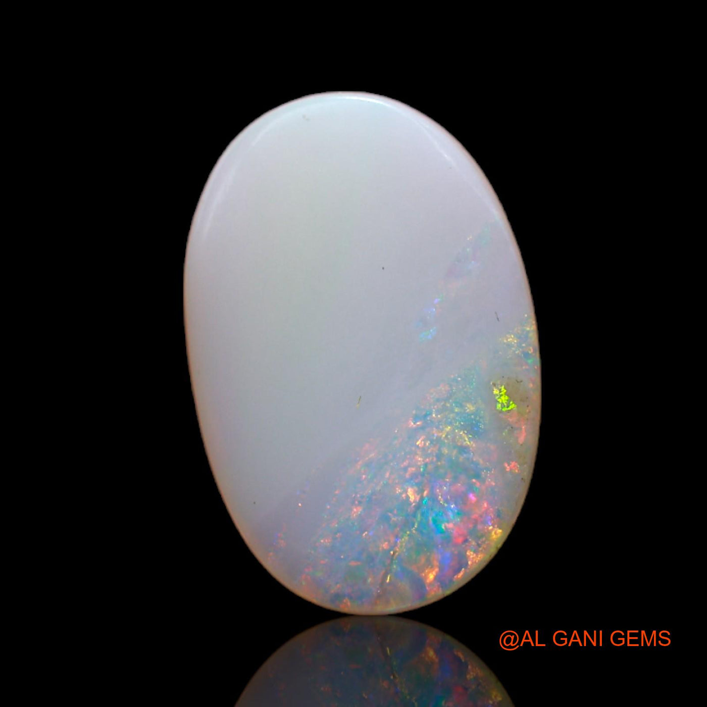 2.70 Cts Natural Australian Fire Opal Oval Cabochon Loose Gemstone For Jewelry 14x9x3 mm AB-777