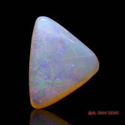 3.40 Cts Unheated Australian Fire Opal Loose Gemstone Trillion Cabochon Natural 13x10x4 mm AB-778