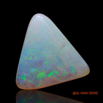 Natural Untreated Fire Opal Loose Gemstone Trillion Cabochon From Australia 2.25 Cts 11x11x3 mm AB-779