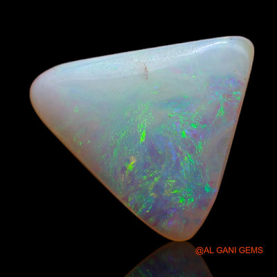 Natural Untreated Fire Opal Loose Gemstone Trillion Cabochon From Australia 2.25 Cts 11x11x3 mm AB-779