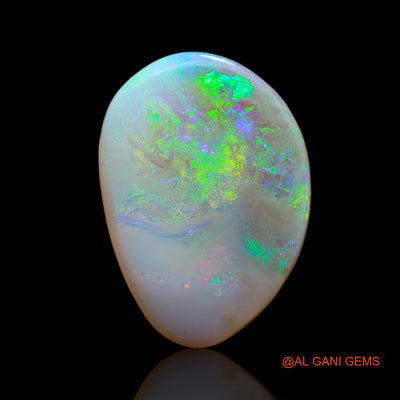 8.10 Cts Natural Australian Fire Opal Fancy Cabochon Loose Gemstone For Jewelry 18x13x4 mm AB-77