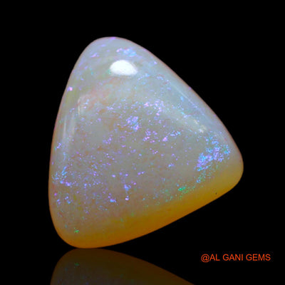 3.95 Cts Natural Australian Fire Opal Loose Gemstone Trillion Cabochon 11x11x5 mm AB-781