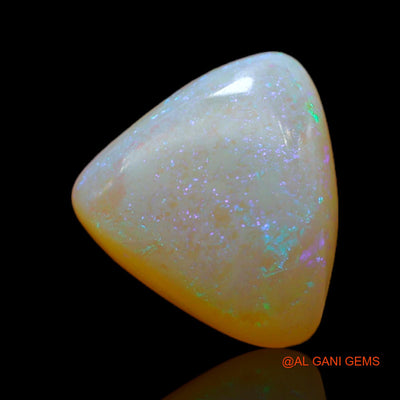 3.95 Cts Natural Australian Fire Opal Loose Gemstone Trillion Cabochon 11x11x5 mm AB-781