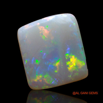 2.60 Cts Natural Australian Fire Opal Loose Gemstone Square Cabochon 10x9x2 mm AB-784