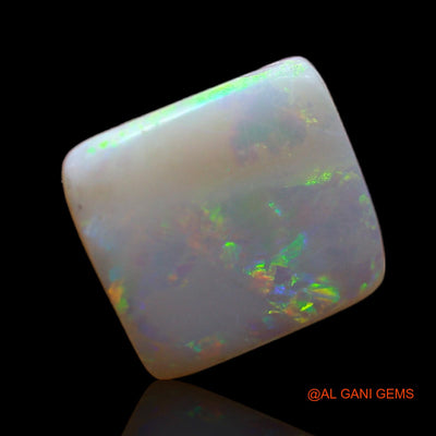 2.60 Cts Natural Australian Fire Opal Loose Gemstone Square Cabochon 10x9x2 mm AB-784