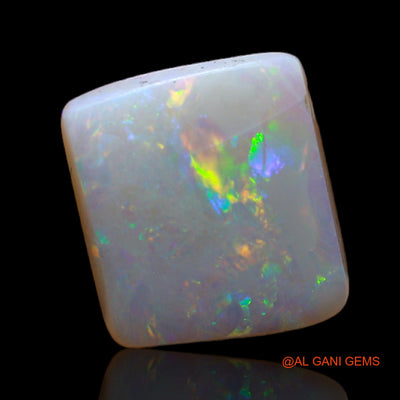 2.60 Cts Natural Australian Fire Opal Loose Gemstone Square Cabochon 10x9x2 mm AB-784