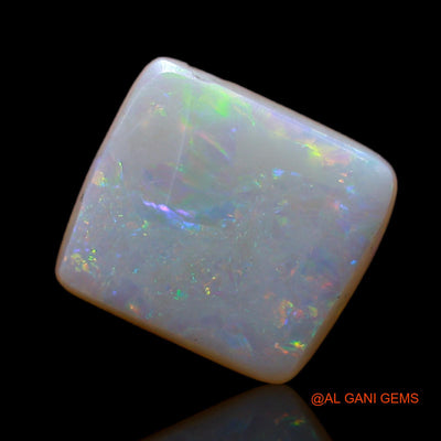 2.60 Cts Natural Australian Fire Opal Loose Gemstone Square Cabochon 10x9x2 mm AB-784