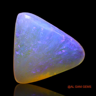 2.55 Cts Natural Australian Fire Opal Loose Gemstone Trillion Cabochon 11x10x3 mm AB-785