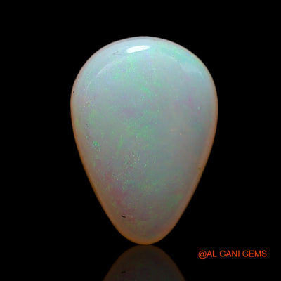 Natural Fire Opal Gemstone 3.05 Cts Loose Pear Cabochon From Australia 13x9x4 mm AB-787