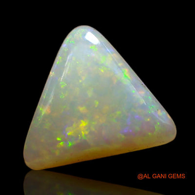 2.40 Cts Natural Australian Fire Opal Loose Gemstone Trillion Cabochon 11x10x4 mm AB-789