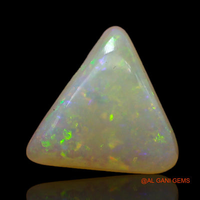 2.40 Cts Natural Australian Fire Opal Loose Gemstone Trillion Cabochon 11x10x4 mm AB-789