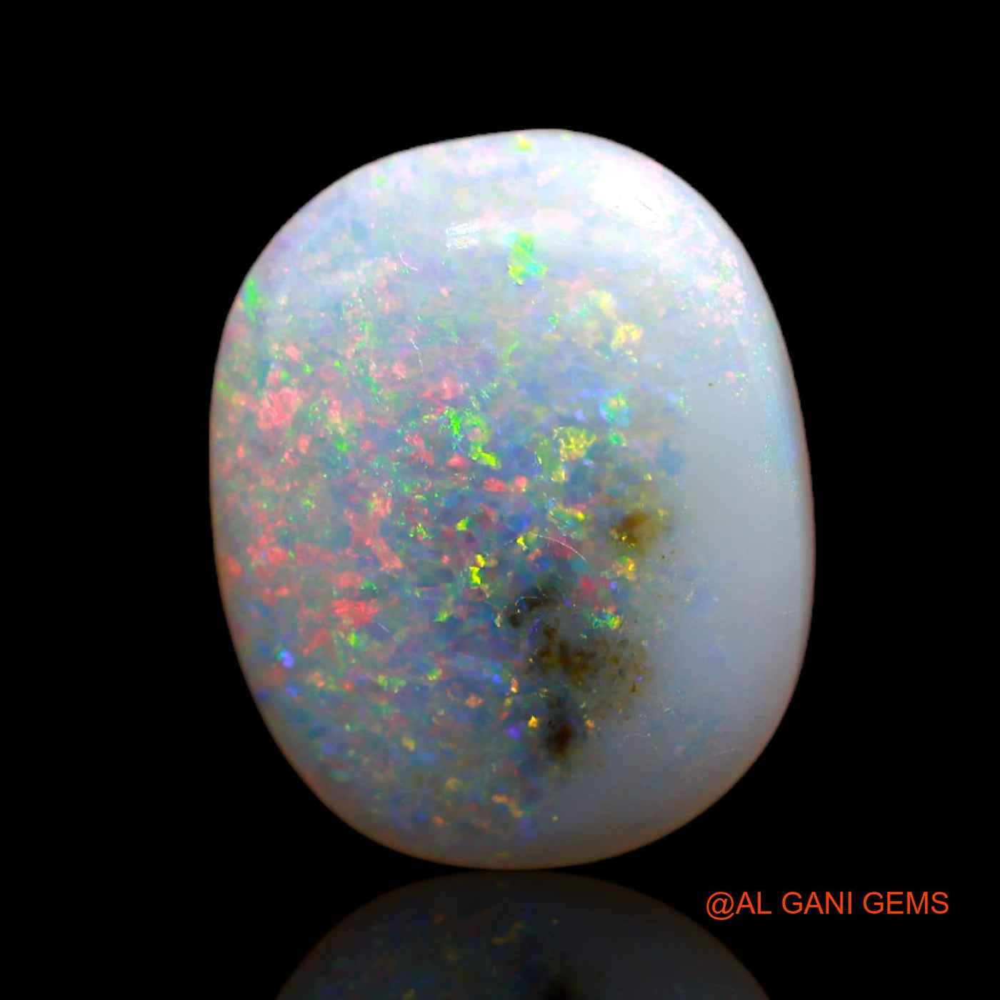 5.20 Cts Natural Australian Fire Opal Oval Cabochon Loose Gemstone For Jewelry 16x13x3 mm AB-78