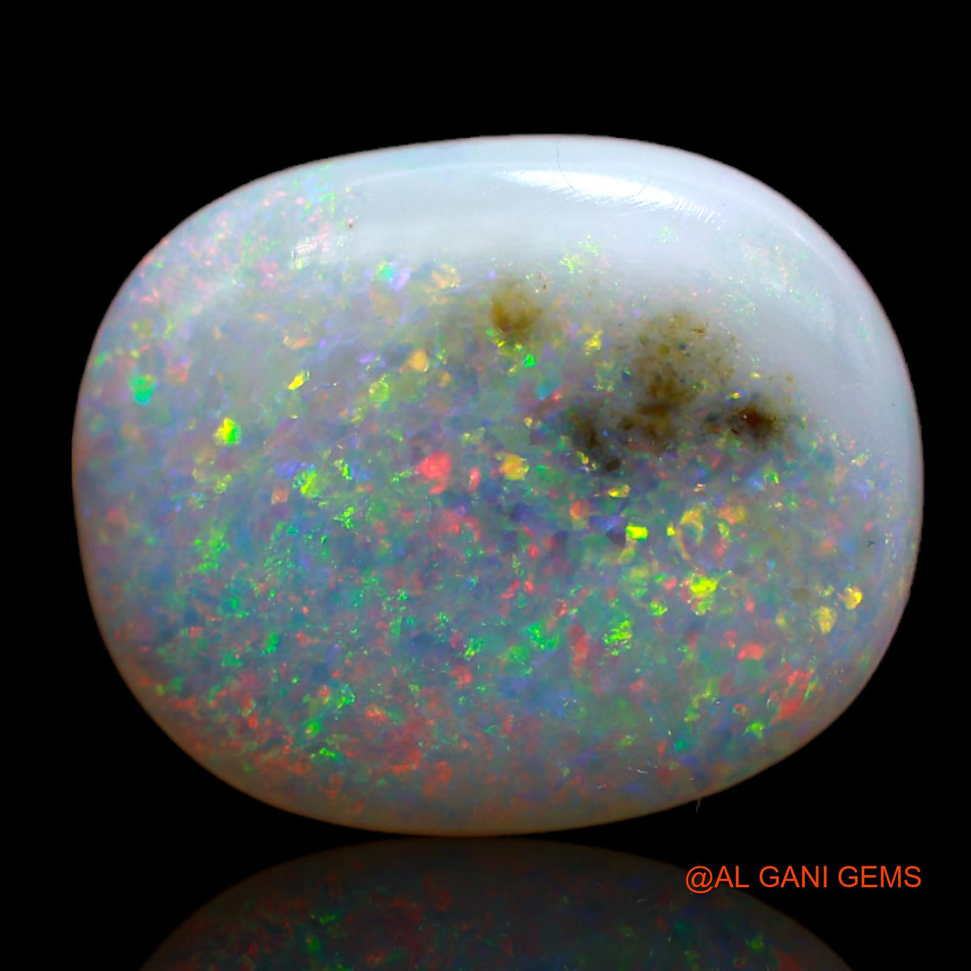 5.20 Cts Natural Australian Fire Opal Oval Cabochon Loose Gemstone For Jewelry 16x13x3 mm AB-78