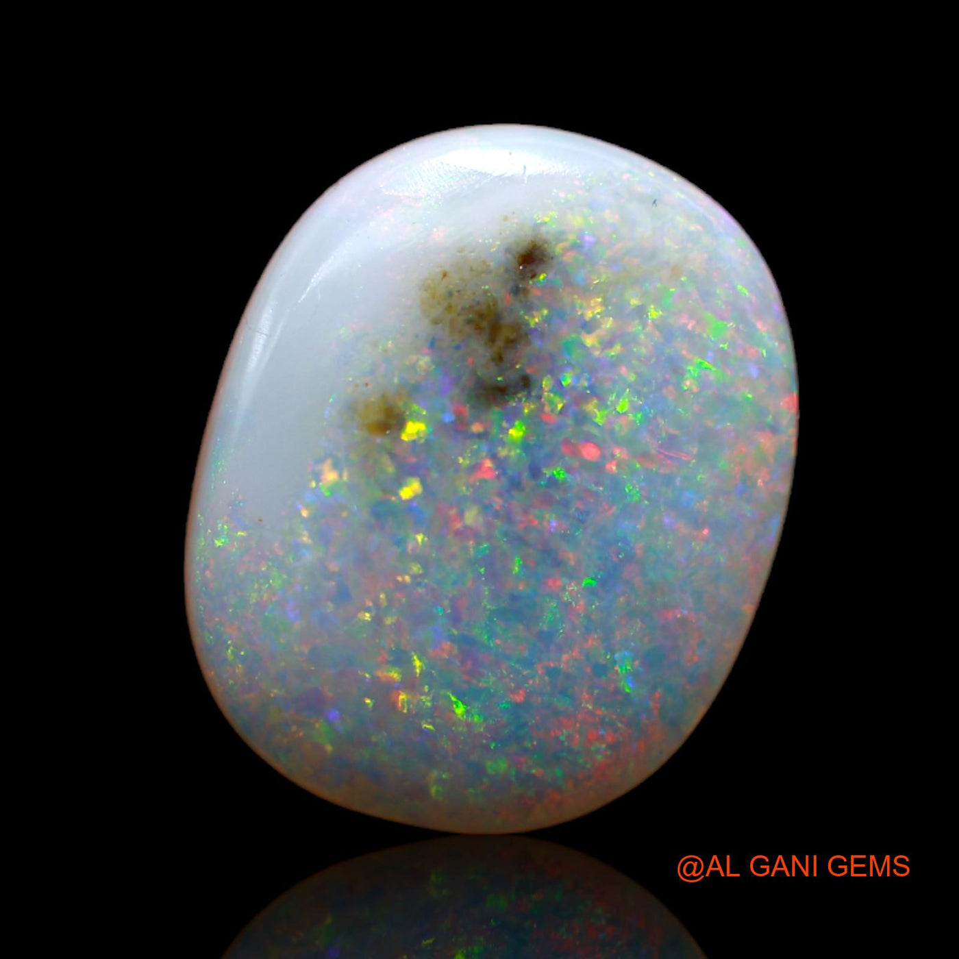 5.20 Cts Natural Australian Fire Opal Oval Cabochon Loose Gemstone For Jewelry 16x13x3 mm AB-78