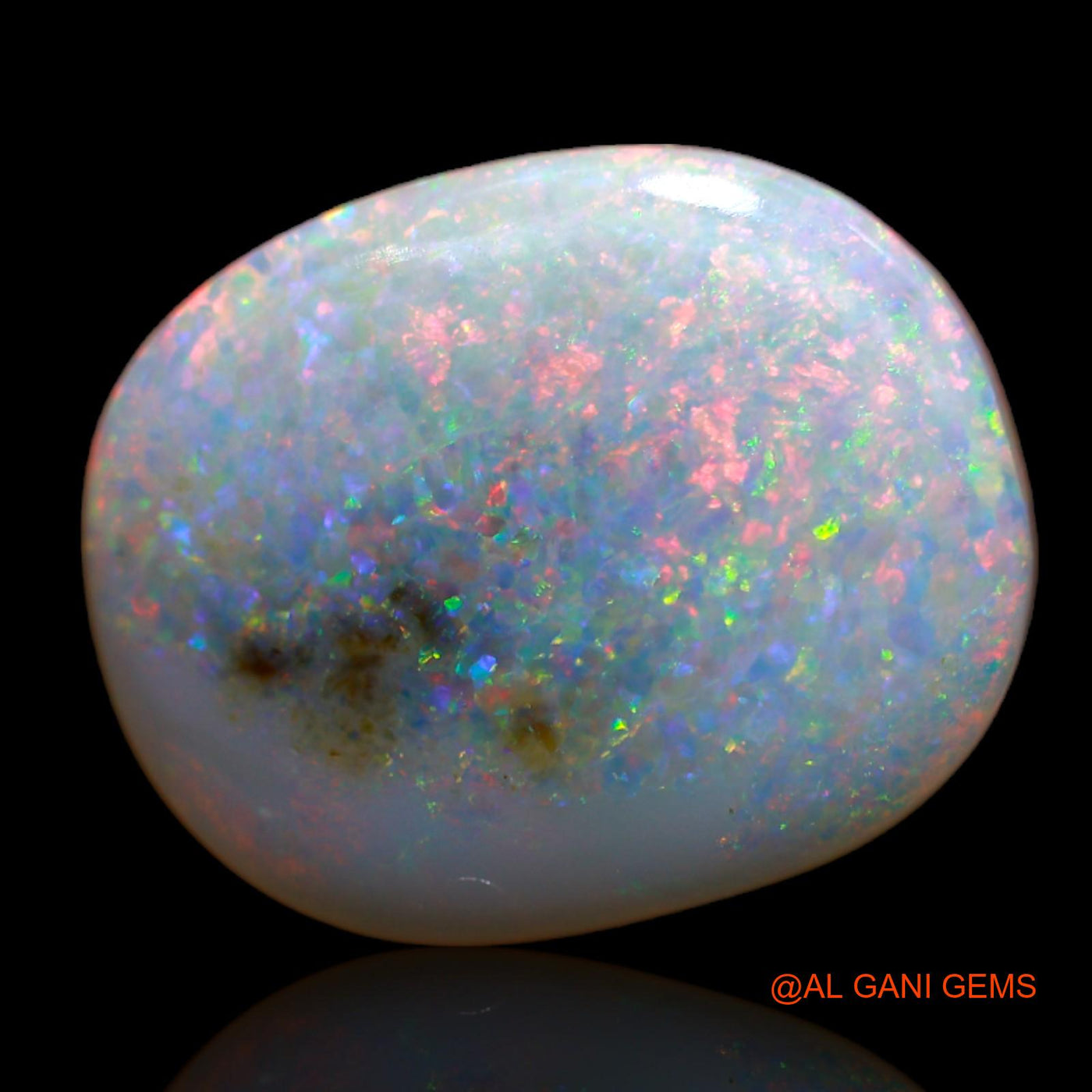 5.20 Cts Natural Australian Fire Opal Oval Cabochon Loose Gemstone For Jewelry 16x13x3 mm AB-78