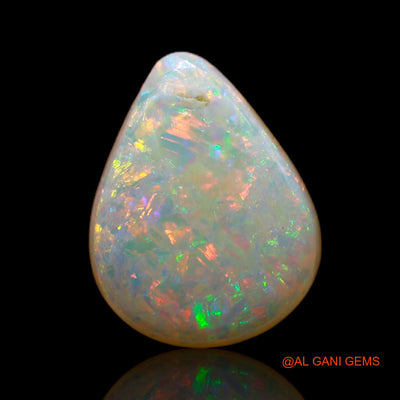 2.05 Cts Natural Australian Fire Opal Pear Cabochon Loose Gemstone For Jewelry 12x9x3 mm AB-790