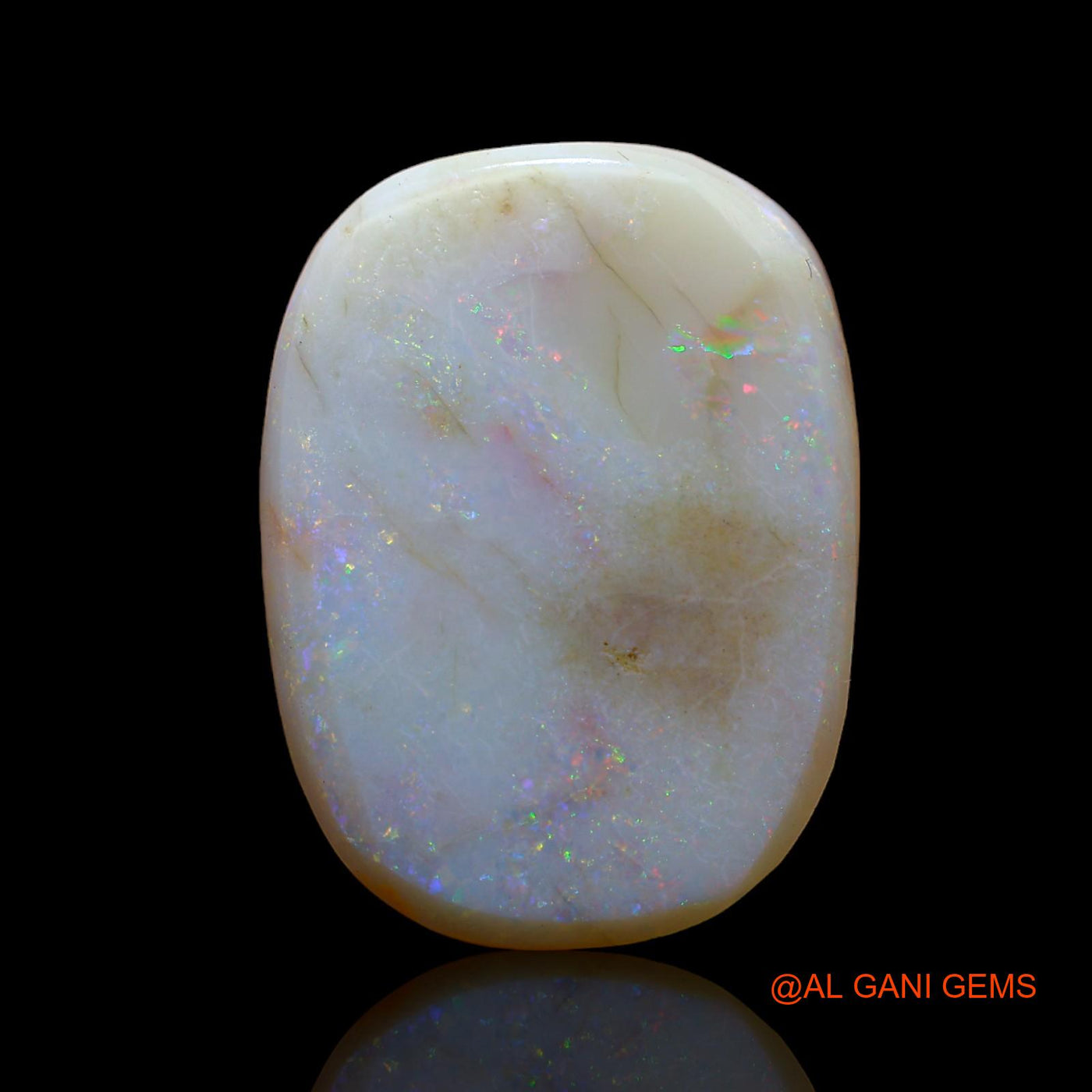 22.40 Cts Natural Australian Fire Opal Loose Gemstone Oval Cabochon 28x21x4 mm AB-791